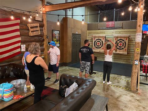 Stumpy's hatchet house - Dec 17, 2018 · Stumpy’s Hatchet House of Green Brook is an Indoor recreational facility experiencing the unique sport of hatchet throwing in a safe controlled environment! Come check us out. Great for Team Building, Friend Outings, Birthday, Bachelor and Bachelorette parties! Duration: 1-2 hours.